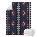 Native Tribal Navajo Pattern Print Blanket