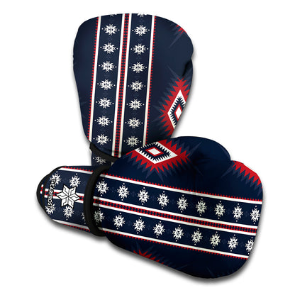Native Tribal Navajo Pattern Print Boxing Gloves