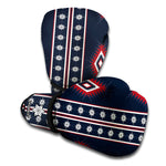 Native Tribal Navajo Pattern Print Boxing Gloves