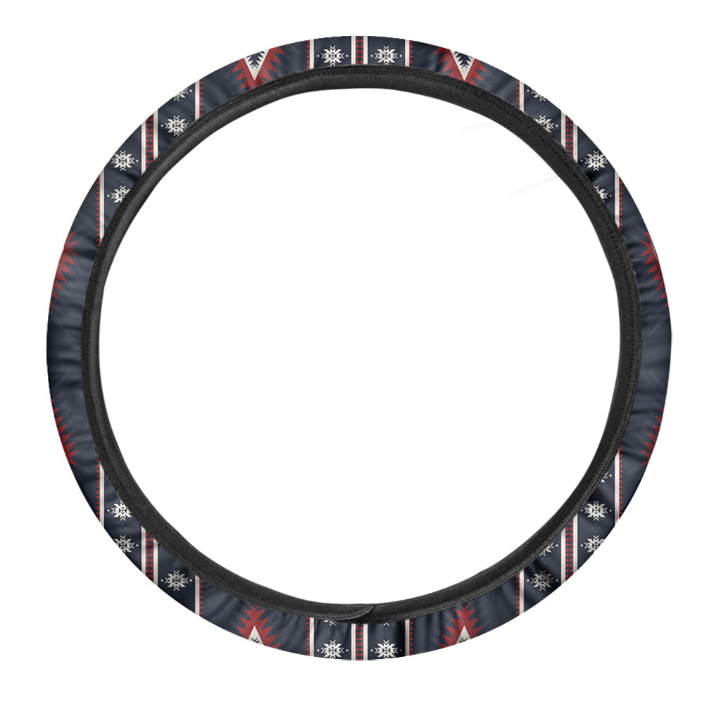 Native Tribal Navajo Pattern Print Car Steering Wheel Cover