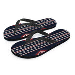 Native Tribal Navajo Pattern Print Flip Flops
