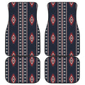 Native Tribal Navajo Pattern Print Front and Back Car Floor Mats