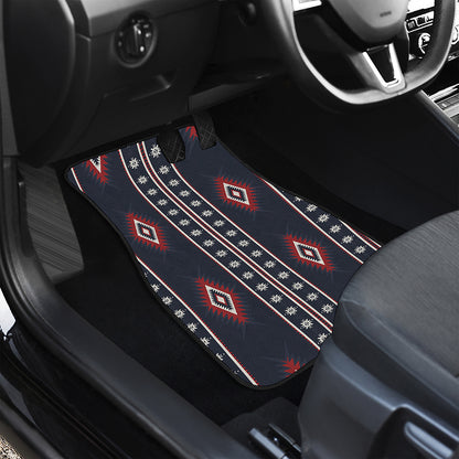 Native Tribal Navajo Pattern Print Front Car Floor Mats