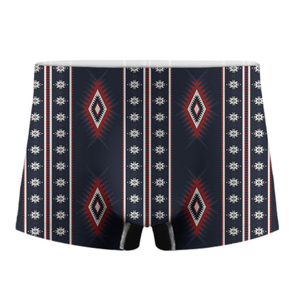 Native Tribal Navajo Pattern Print Men's Boxer Briefs