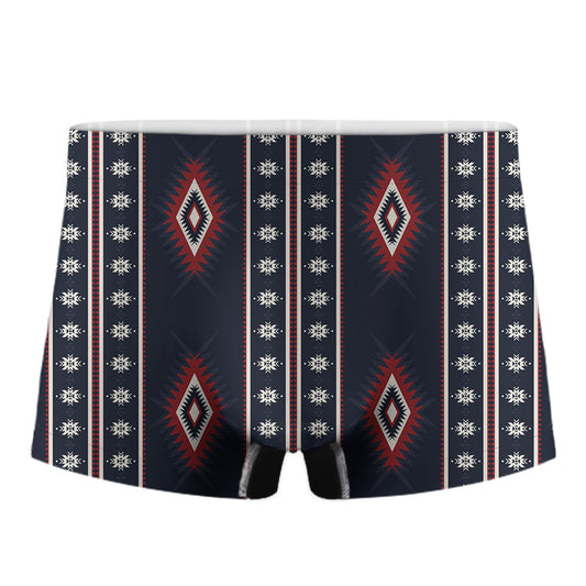 Native Tribal Navajo Pattern Print Men's Boxer Briefs