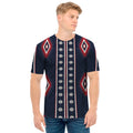 Native Tribal Navajo Pattern Print Men's T-Shirt