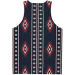 Native Tribal Navajo Pattern Print Men's Tank Top
