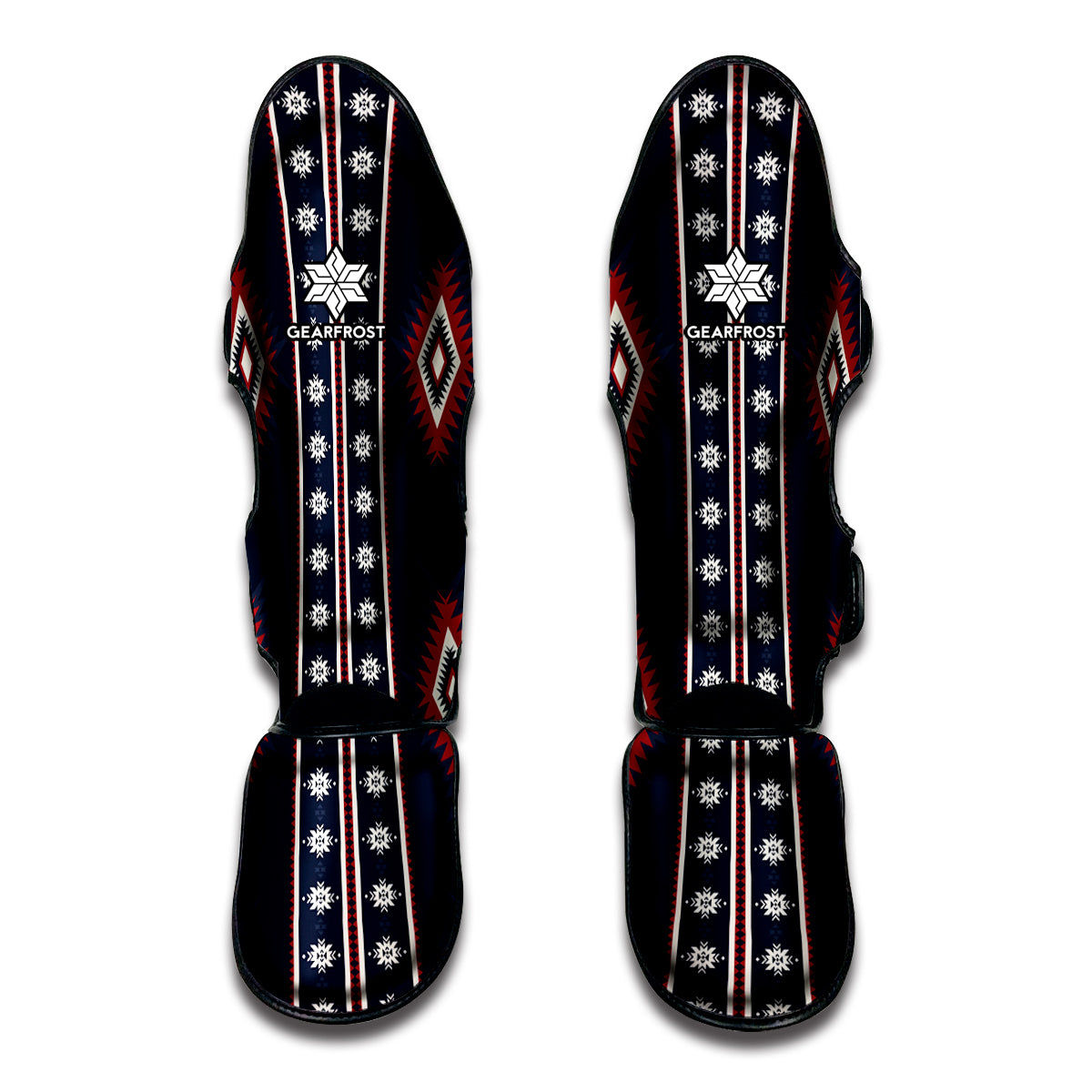Native Tribal Navajo Pattern Print Muay Thai Shin Guard