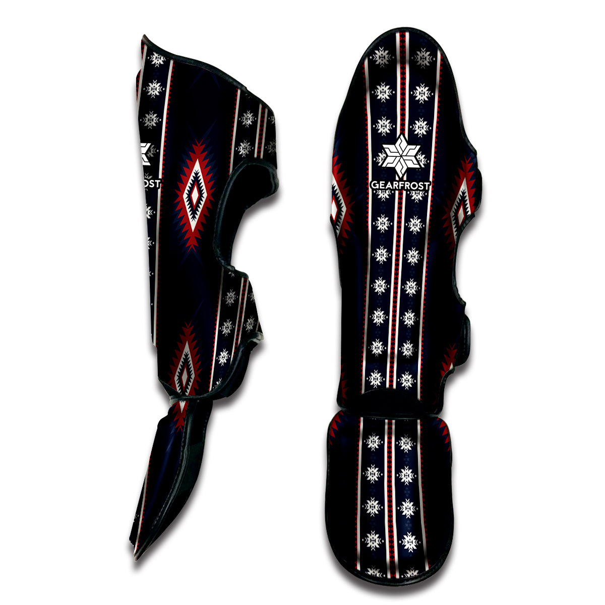 Native Tribal Navajo Pattern Print Muay Thai Shin Guard