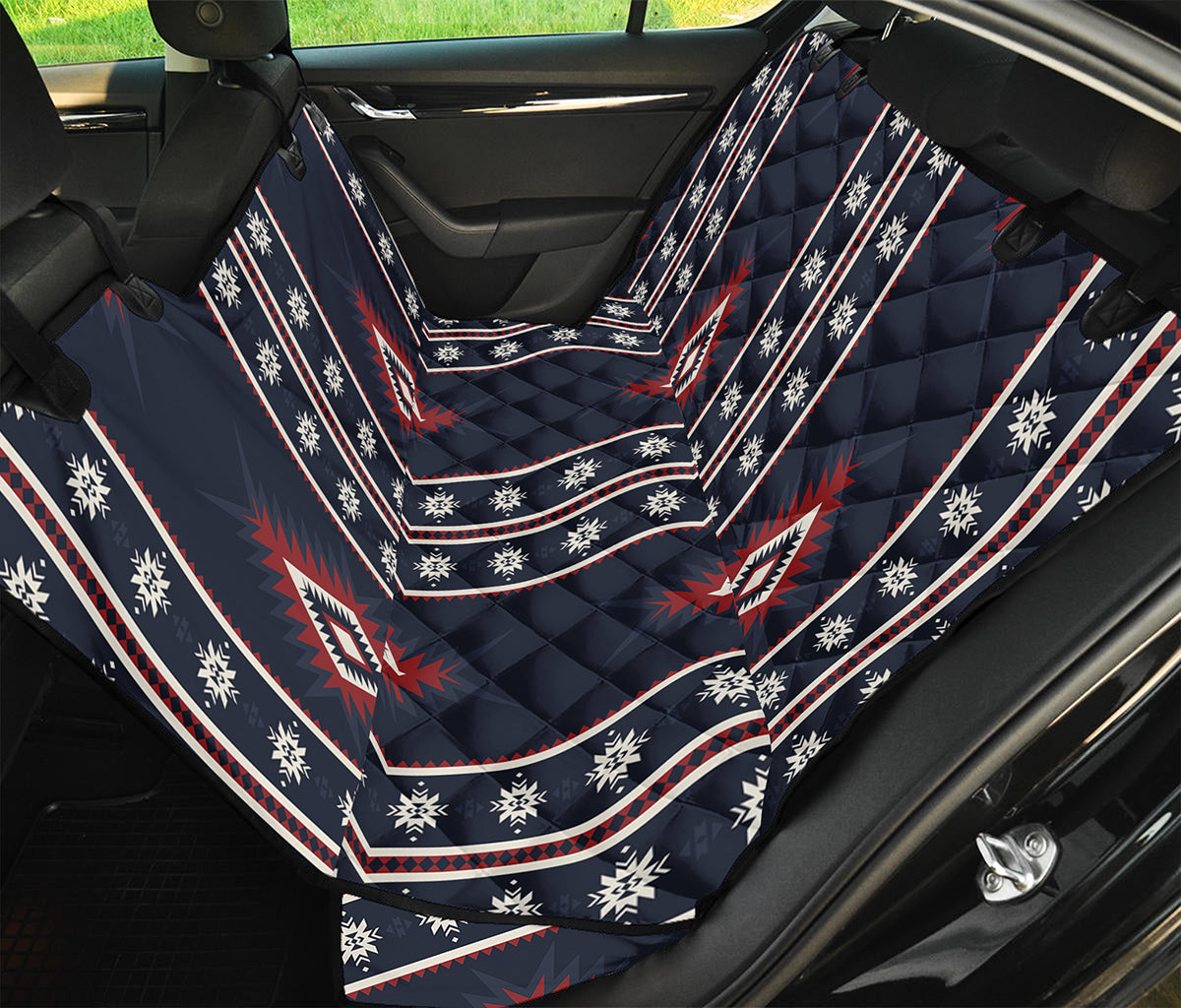 Native Tribal Navajo Pattern Print Pet Car Back Seat Cover