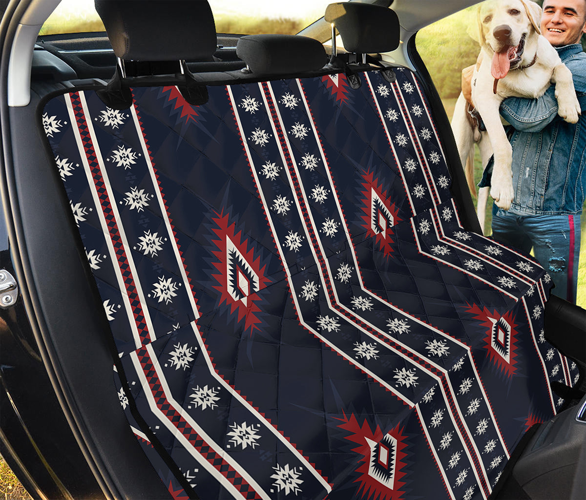 Native Tribal Navajo Pattern Print Pet Car Back Seat Cover