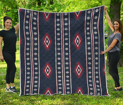 Native Tribal Navajo Pattern Print Quilt