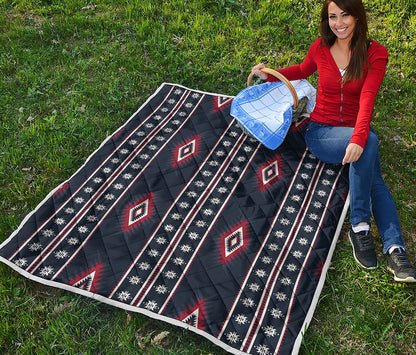 Native Tribal Navajo Pattern Print Quilt