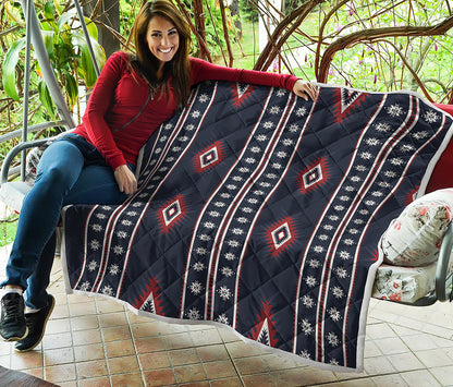Native Tribal Navajo Pattern Print Quilt
