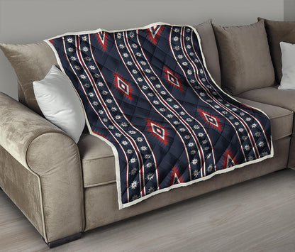 Native Tribal Navajo Pattern Print Quilt