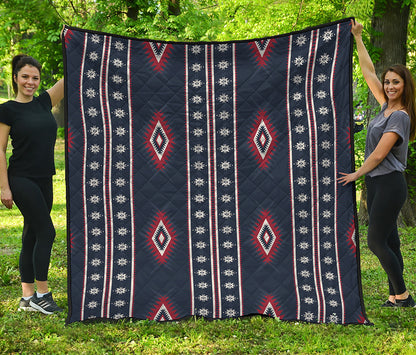 Native Tribal Navajo Pattern Print Quilt
