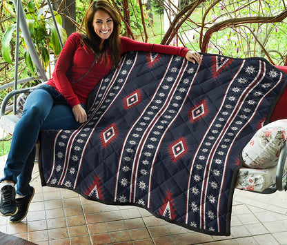 Native Tribal Navajo Pattern Print Quilt