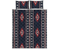 Native Tribal Navajo Pattern Print Quilt Bed Set