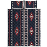 Native Tribal Navajo Pattern Print Quilt Bed Set