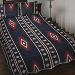Native Tribal Navajo Pattern Print Quilt Bed Set
