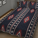 Native Tribal Navajo Pattern Print Quilt Bed Set