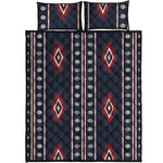 Native Tribal Navajo Pattern Print Quilt Bed Set