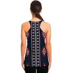 Native Tribal Navajo Pattern Print Women's Racerback Tank Top