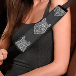 Native Tribal Wolf Pattern Print Car Seat Belt Covers