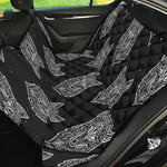 Native Tribal Wolf Pattern Print Pet Car Back Seat Cover