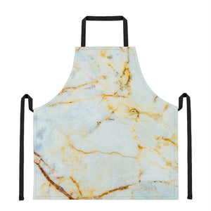 Natural Gold Marble Print Apron