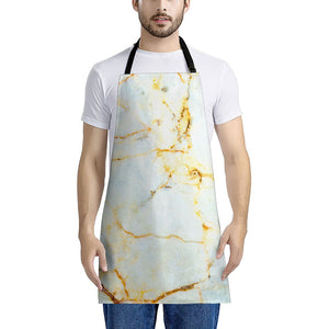 Natural Gold Marble Print Apron