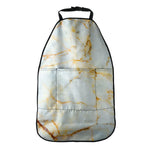 Natural Gold Marble Print Car Seat Organizers