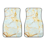 Natural Gold Marble Print Front Car Floor Mats
