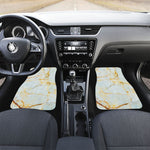 Natural Gold Marble Print Front Car Floor Mats