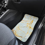 Natural Gold Marble Print Front Car Floor Mats