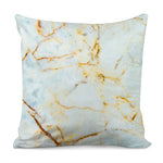 Natural Gold Marble Print Pillow Cover