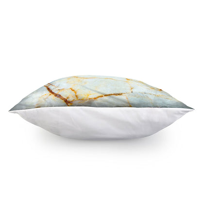 Natural Gold Marble Print Pillow Cover