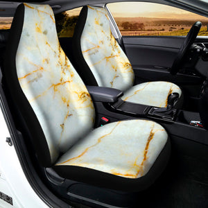 Natural Gold Marble Print Universal Fit Car Seat Covers