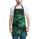 Natural Tropical Leaf Print Apron