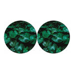 Natural Tropical Leaf Print Car Coasters