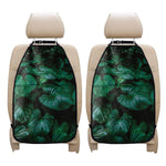 Natural Tropical Leaf Print Car Seat Organizers