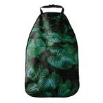 Natural Tropical Leaf Print Car Seat Organizers