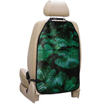 Natural Tropical Leaf Print Car Seat Organizers