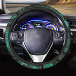 Natural Tropical Leaf Print Car Steering Wheel Cover