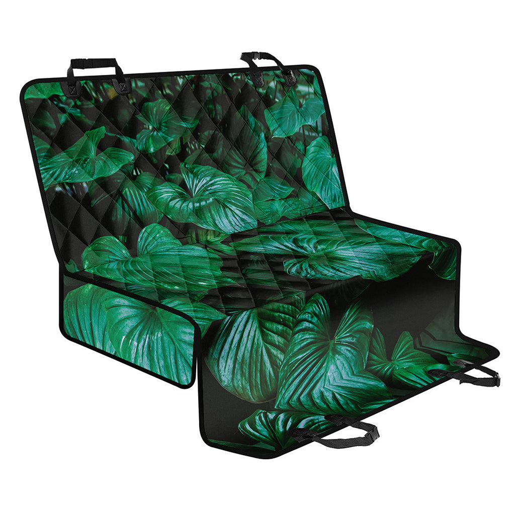 Natural Tropical Leaf Print Pet Car Back Seat Cover