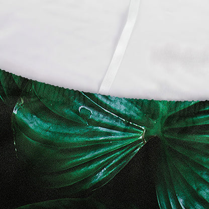 Natural Tropical Leaf Print Sofa Cover