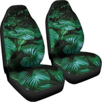 Natural Tropical Leaf Print Universal Fit Car Seat Covers