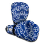 Nautical Anchor Pattern Print Boxing Gloves