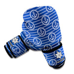 Nautical Anchor Pattern Print Boxing Gloves