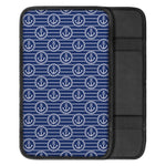 Nautical Anchor Pattern Print Car Center Console Cover